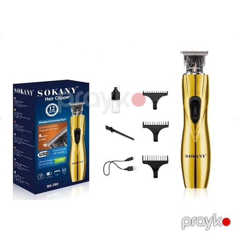 Sokany SK-789 Elektrikli Saç Təraş Maşını Yüksək Keyfiyyətli Trimmer Saç Saqqal Təraş Maşını — Bakı