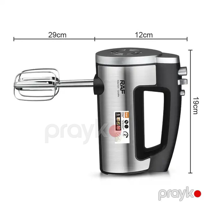 Raf 5 Sürətli Əl Mikseri Yumurta Çırpıcı 600W Gücündə Paslanmaz Polad Başlıqlı Mikser — Blenderlər, xırdalayanlar və mikserlər, Bakı (6)