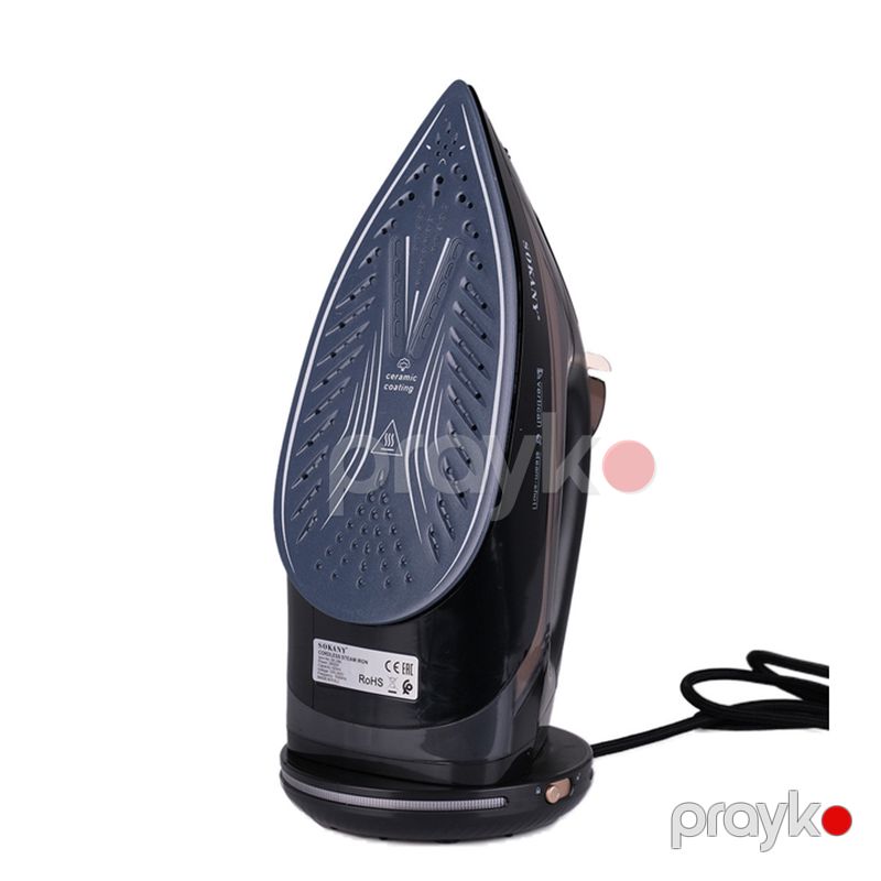 Sokany SK-286 Elektrikli Buxarlı Ütü Keramika Altlıqlı Buxarlı Ütü 2400W — Ev texnikası, Bakı (3)