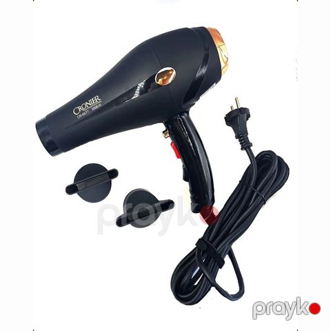 Saç Qurutma Maşını CR-6677 2500W Hava Feni Peşəkar İstifadə Üçün Yüksək Güclü Mini İon Texnologiya Saç Qurutma Feni — Bakı