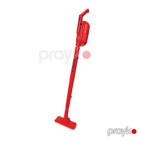 Pratic-S P 1200 Torbasız Şaquli Əl Tozsoranı Praktik Qırmızı Torbasız Tozsoran Yüksək Vaakumlu Elektrik Süpürgesi — Bakı