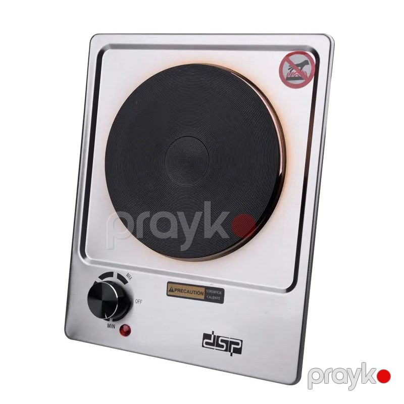 DSP Elektrik Sobası 1500W Gücündə Tək Ocaqlı Elektrikli Soba 185 MM Diametrli Paslanmaz Polad Stolüstü Plitə — Plitələr, Bakı (4)