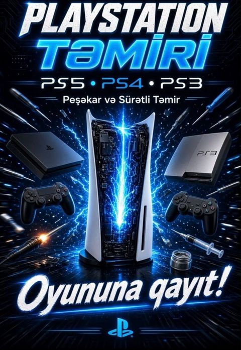 Təmir Sony Playstation, Nasazlığın aradan qaldırılması — Gəncə