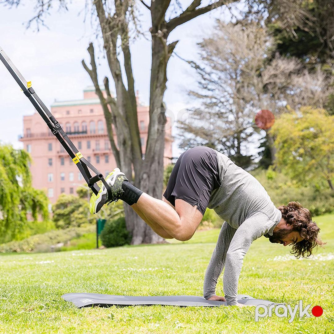 TRX Bədən Çəkisi Müqavimət Sistemi Bədən Məşqləri Asma Təlim Elastik Güc Bandı Yoga Fitness Bandı — İdman, hobi, istirahət, Bakı (4)