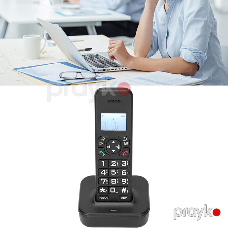 Panaphone Simsiz Ev Telefonu Çoxdilli LCD displey Zəng Ekranı Ev Ofis Masaüstü Üçün Portativ Telefon — Telefonlar və qadjetlər, Bakı (4)