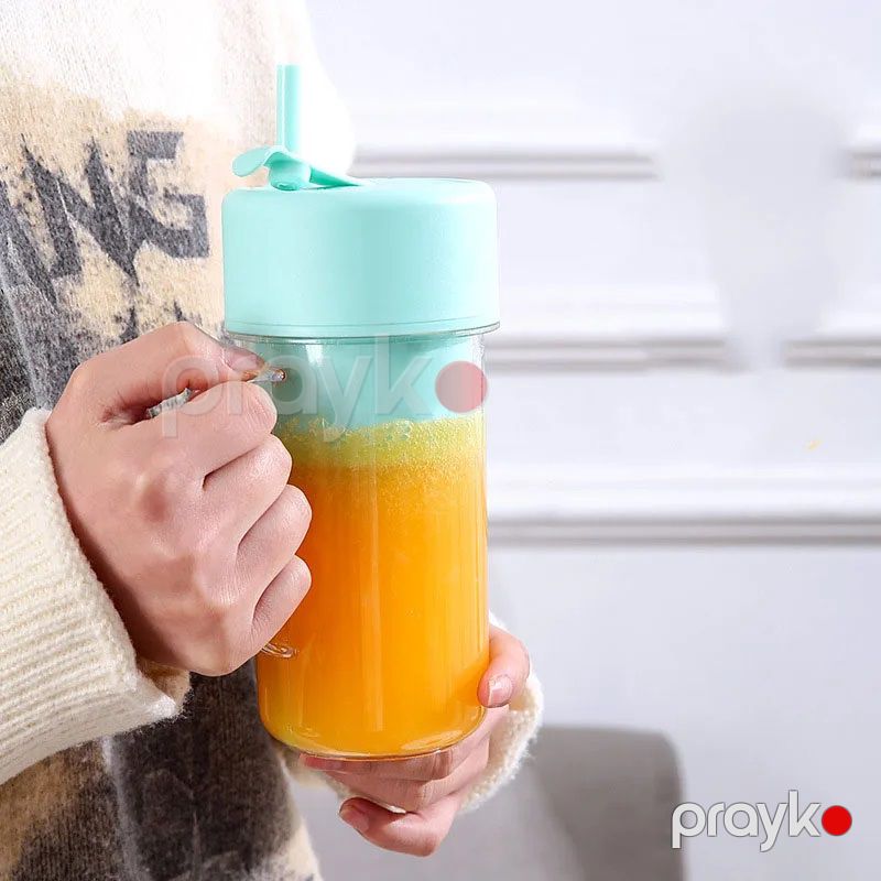 Portativ Kiçik Elektrikli Şirəçəkən Paslanmayan Polad Kokteyl Blenderi Şirəçəkən Fincan Smoothie Blender Protativ Mətbəx Ələti — Blenderlər, xırdalayanlar və mikserlər, Bakı (2)