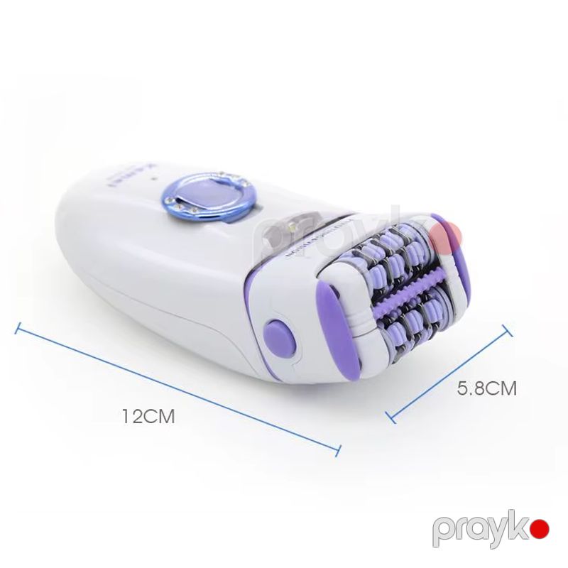 Kemei KM-2668 - Epilyator Çoxfunksiyalı Elektrikli Bədən Epilyatoru — Usturalar, trimmerler və epilyatorlar, Bakı (4)
