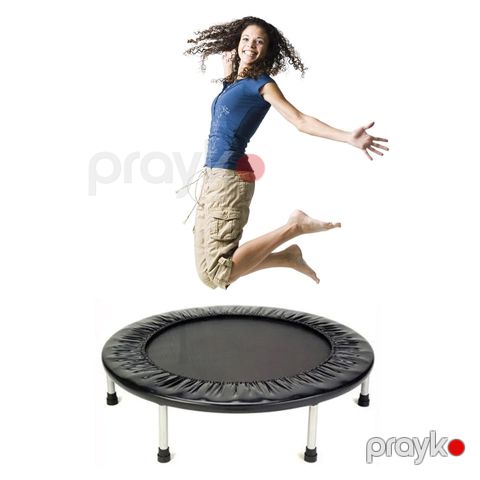 Uşaq və Böyüklər Üçün Davamlı Məşq Batutu Davamlı Fitness Trampolin — Bakı