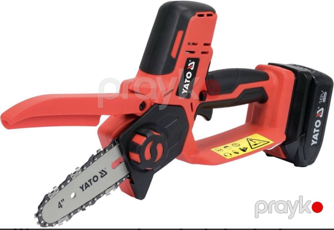 Akkumulyatorlu zəncirli mişar Yato YT-828135, 18 V, 36 Wh, Bağ üçün/Ev üçün/Tikinti işləri üçün — Mallar, Bakı (3)