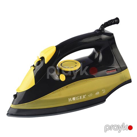 Yüksək Keyfiyyətli Haeger Buxarlı Ütü 2200 Wt Gücə Məxsus Seramik Buxarlı Ütüsü HG-1225 — Bakı