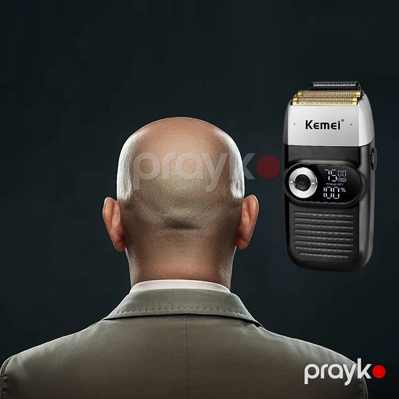 Kemei 2-si 1-də Təkrar Doldurulan Ülgüc LCD Displeyli Portativ Kişi Üçün Trimmer Kemei KM-2026 — Usturalar, trimmerler və epilyatorlar, Bakı (4)