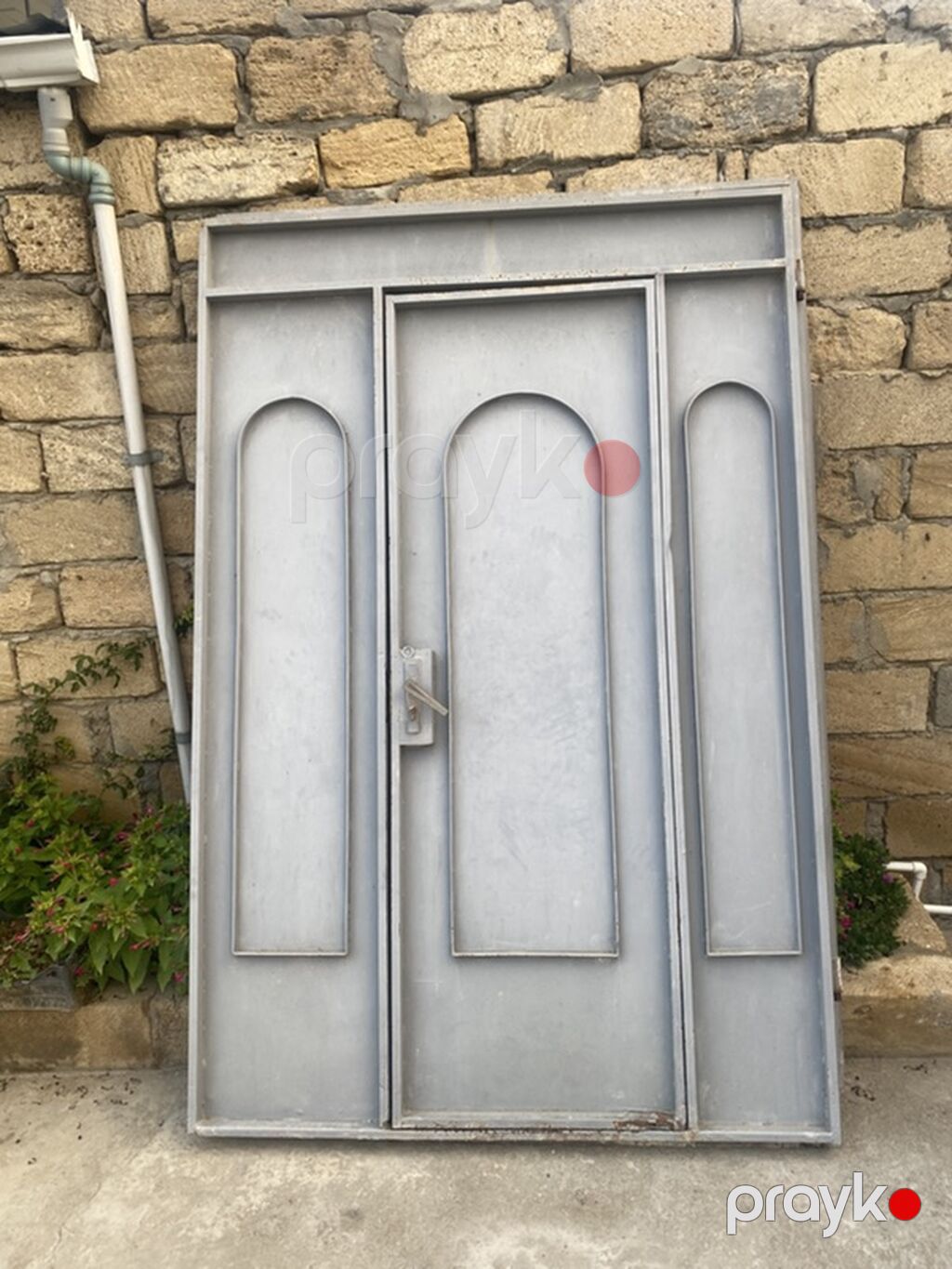 Qalın metal listdən hazırlanmış qapı çərçivə/karkas, qapı tutacağı və — Pəncərələr, qapılar, balkonlar, Xırdalan (3)