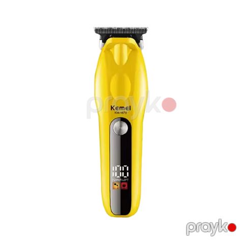 Kemeı Km-1678 - Trimmer Yüksək Güclü Professional Saç Kəsici, LCD Ekranlı Simsiz Saç Kəsici, Saç Kəsici Maşın — Bakı
