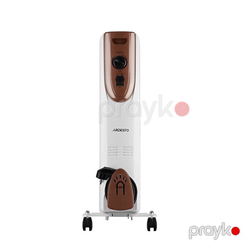 Ardesto OFH-11X1 Elektrikli Radiator Ağ Müasir Dizaynda Döşəmə Qızdırıcı 2500W 11 Pilləli Yüksək Güclü Yağ Qızdırıcısı — Isıtıcılar və isı ventilatorları, Bakı (4)