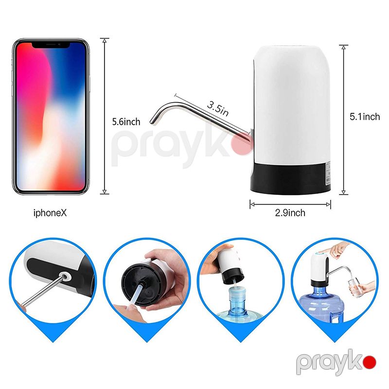Su Balonu üçün Elektrikli Nasos Dispenser Su üçün Dispenser Aparatı S1000 — Qablar və mətbəx əşyaları, Bakı (4)