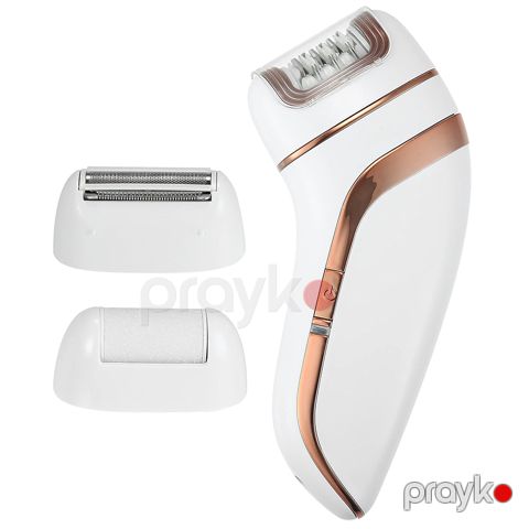 Croiner 3-ü Bir Arada Qadın Epilatoru Elektrikli Simsiz Gold Epilator Qadınlar Üçün Təkrar Doldurula Bilən Portativ Epilator Erqonomik Kompakt Dizayn — Bakı