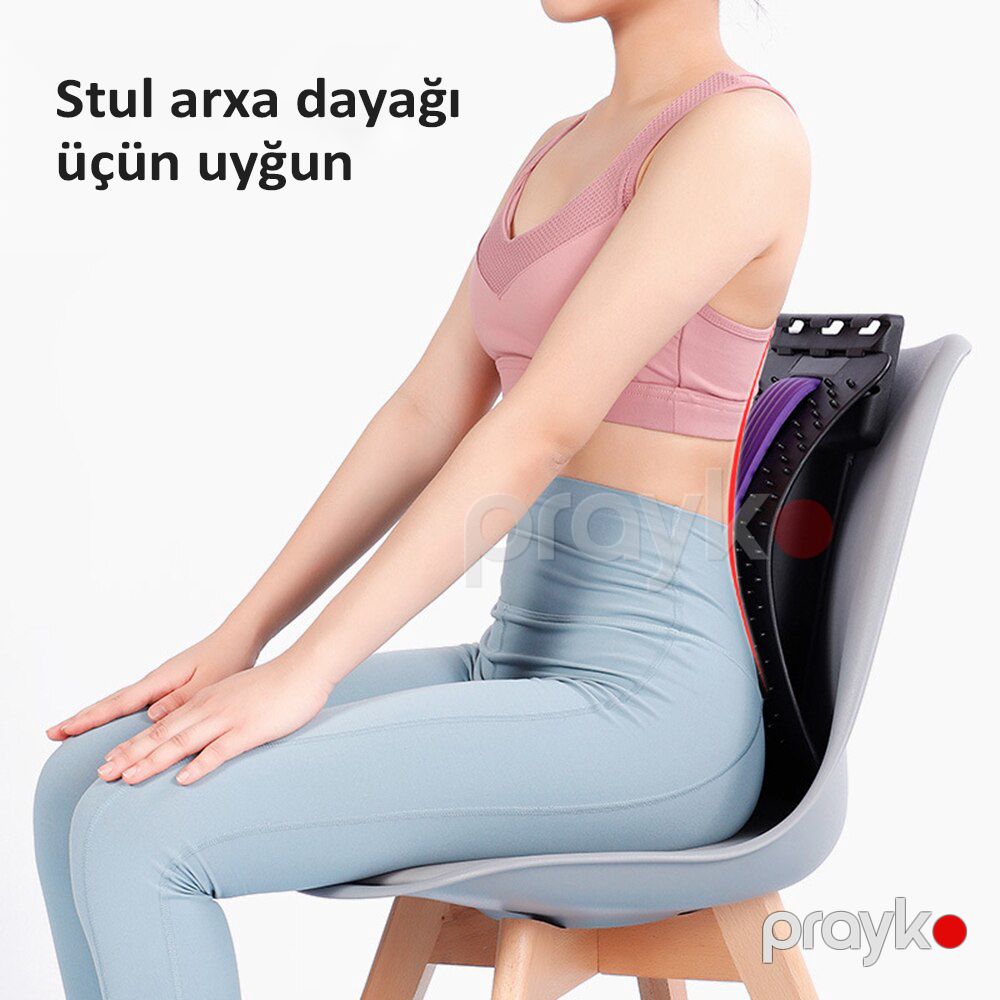 Bel Stretch Cihazı Aşağı Bel Ağrısı Relyef Cihazı Onurğa Arxa Akupunktur Masaj lövhəsi — Masaj aparatları, Bakı (5)