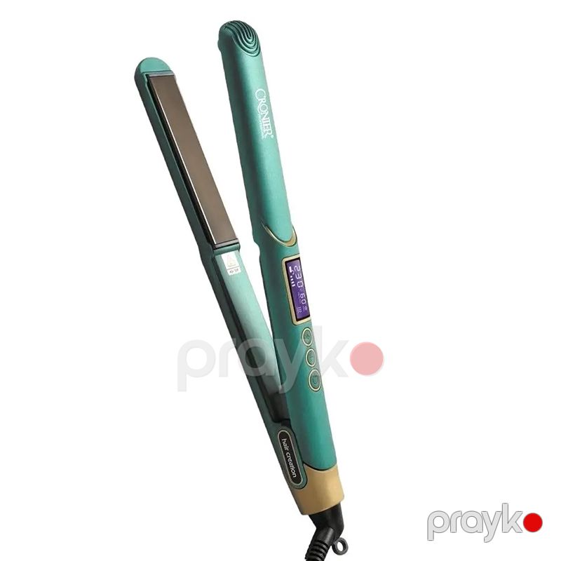 Cronier Saç Düzləşdirici Cr-971 Cronıer Professional Saç Düzləşdiricisi CR-971 Yaşıl Fen — Fən, Bakı (2)