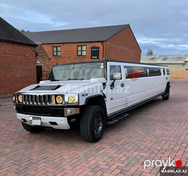 Hummer Limuzin, 2012 il — Minik avtomobili icarəsi, Bakı (2)