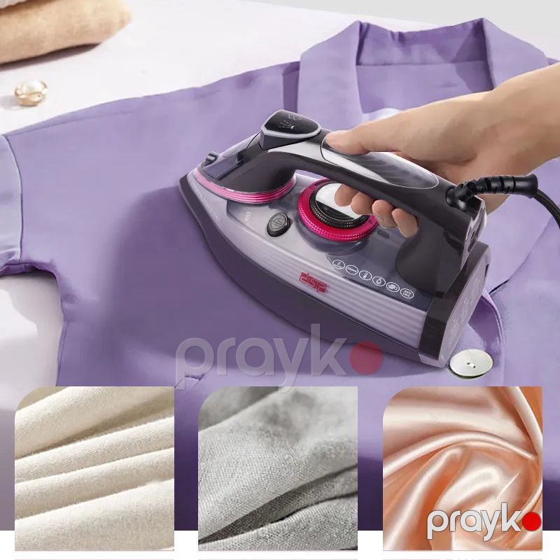 Üstün Keyfiyyətə Malik DSP Buxarlı Ütü 2200W Gücündə Özünü Təmizləmə Funksiyalı İlə Peşəkar Buxar Ütüsü 220V — Ev texnikası, Bakı (4)