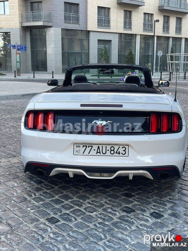 Ford Mustang Cabriolet, 2017 il — Minik avtomobili icarəsi, Bakı (5)