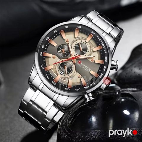 Qol saatı kişilər üçün Curren CN8351 Silver — Bakı
