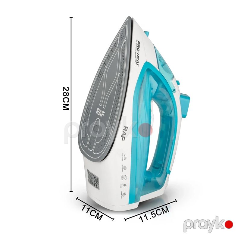 Yeni Professional RAF Buxarlı Ütüsü 2300 W Gücə Sahib Buxar Ütüsü Peşəkar 3 Buxar Özəllikli Buxar Ütüsü — Ev texnikası, Bakı (6)