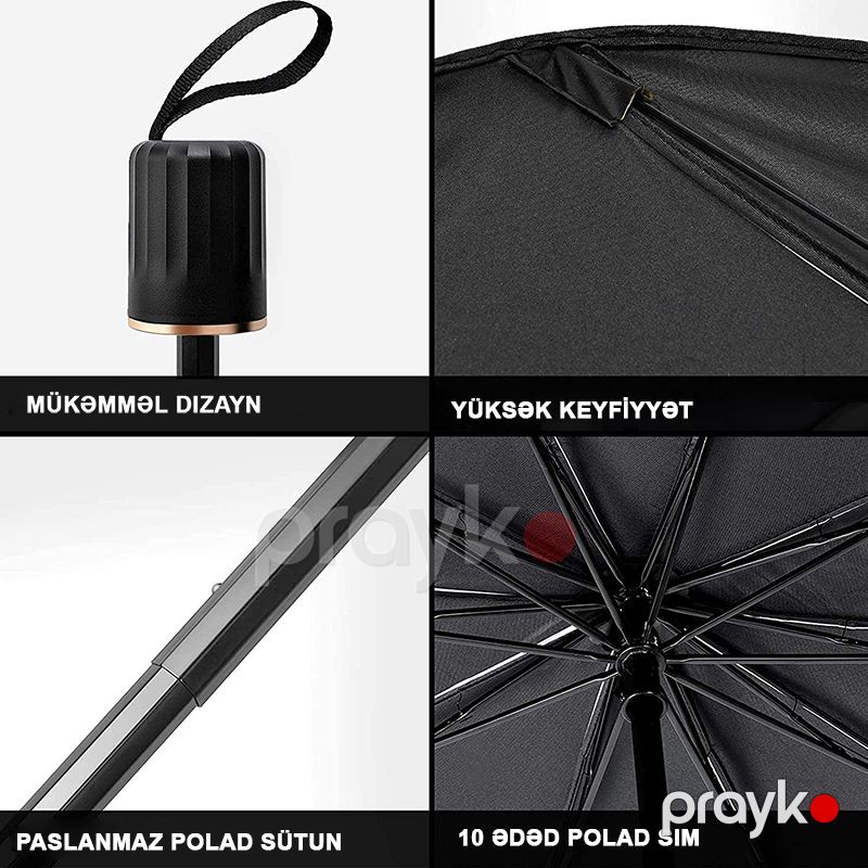 Avtomobil Üçün Qatlana Bilən Çətir Avtomobili Ultrabənövşəyi Şüalardan Qorumaq Üçün Çətir — Ehtiyat hissələri və aksesuarlar, Bakı (3)