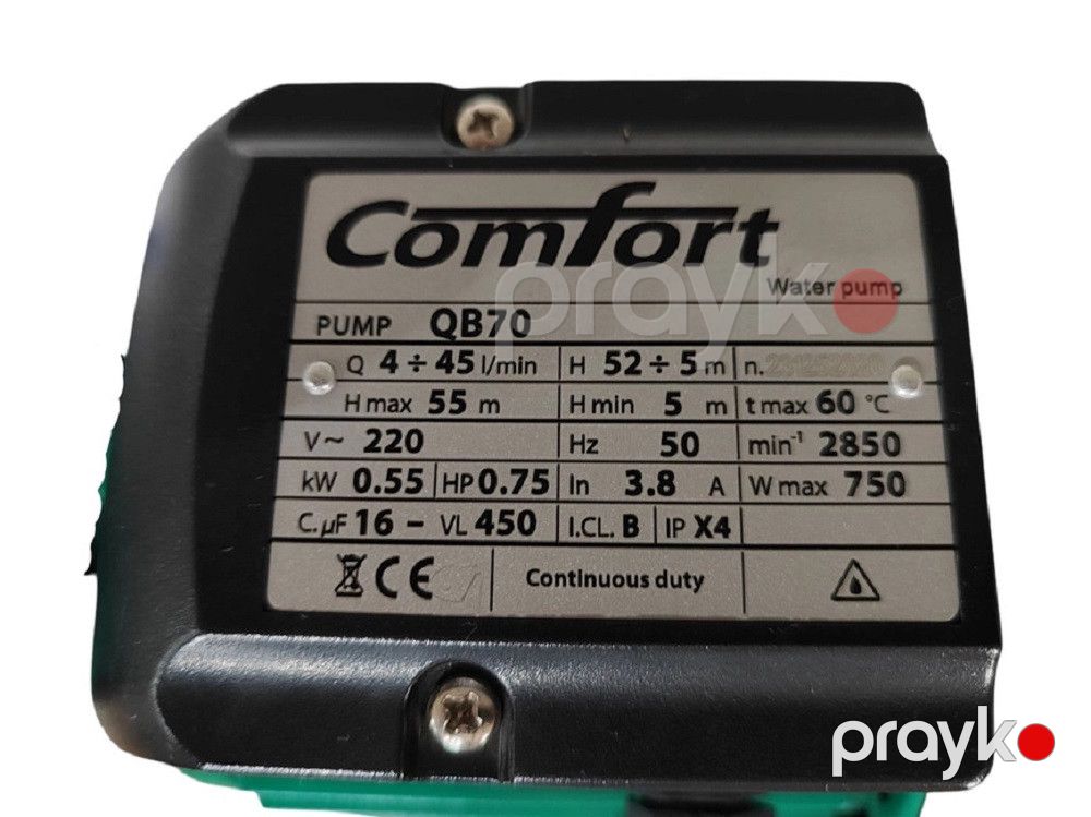 Su nasosu Comfort QB70 + Hidrofor dəsti — Mallar, Bakı (3)