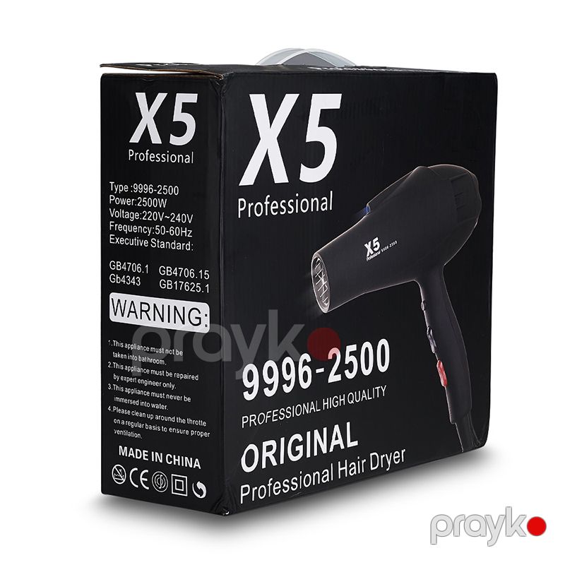 X5 Resuxi Professional 2500W Gücündə Elektrikli Hava Feni Bərbər Salonu Üçün Uyğun Mənfi İonlu Peşəkar Saç Qurutma Feni — Fən, Bakı (6)