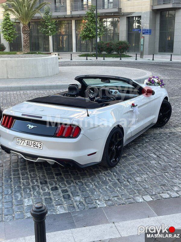 Ford Mustang Cabriolet, 2017 il — Minik avtomobili icarəsi, Bakı (9)