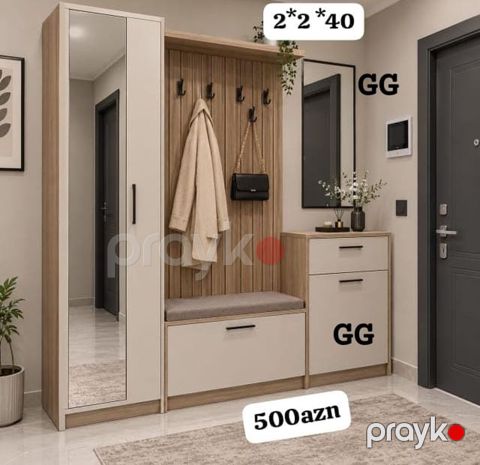 Dəhliz üçün modul mebel dəsti - Ölçü: 2 2 40 (şəkildə — Bakı