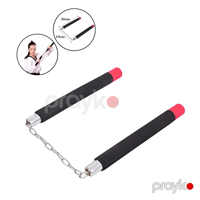 Yıngcaı Zəncirli Taxta NunChaku Dəmir Və Plasmas Dizaynda Yeni Numçaka Fitness Aksessuarları — İdman, hobi, istirahət, Bakı (4)