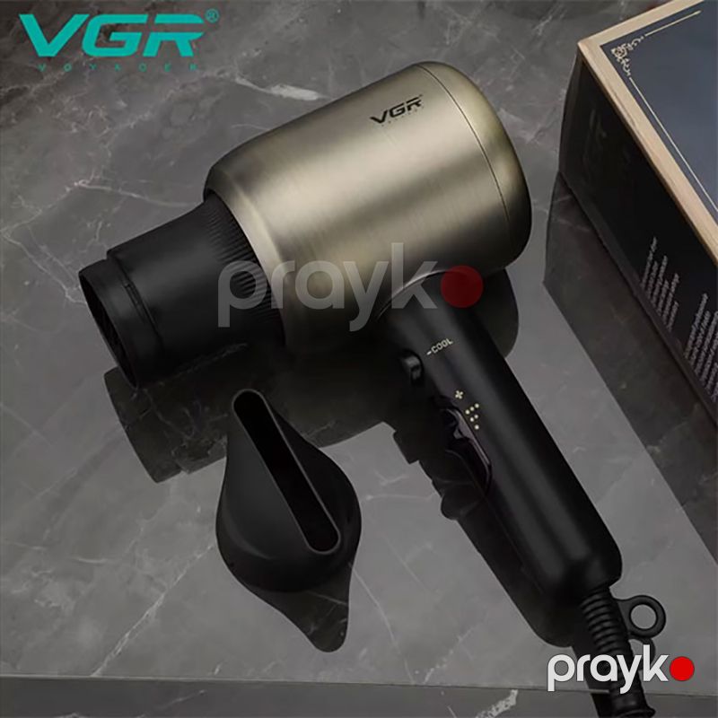 VGR Professional Fen 1800-2200W Yüksək Sürətli Peşəkar Salon Saç Quruducu Hava Feni V-453 — Fən, Bakı (4)