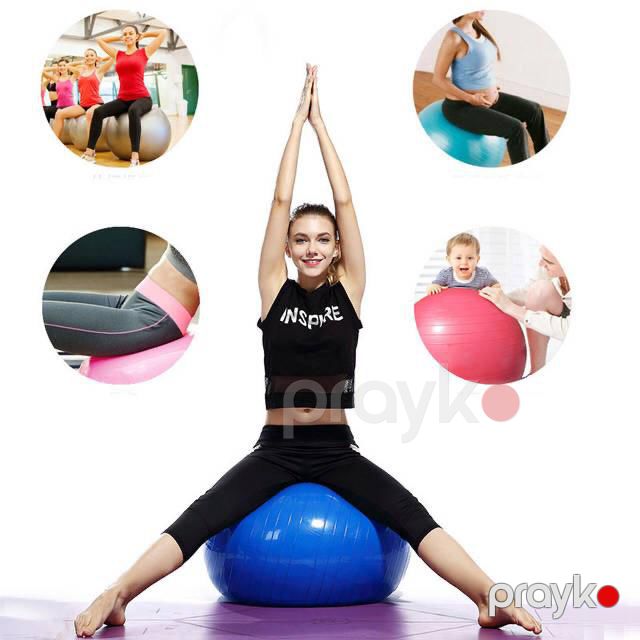 Pilates Topu Yoga Pilates Aerobik Gimnastika Topu 65 sm Pilates Ball Fitness Məşq Rehabilitasyon Plates Topu — Fitness və yoqa, Bakı (4)