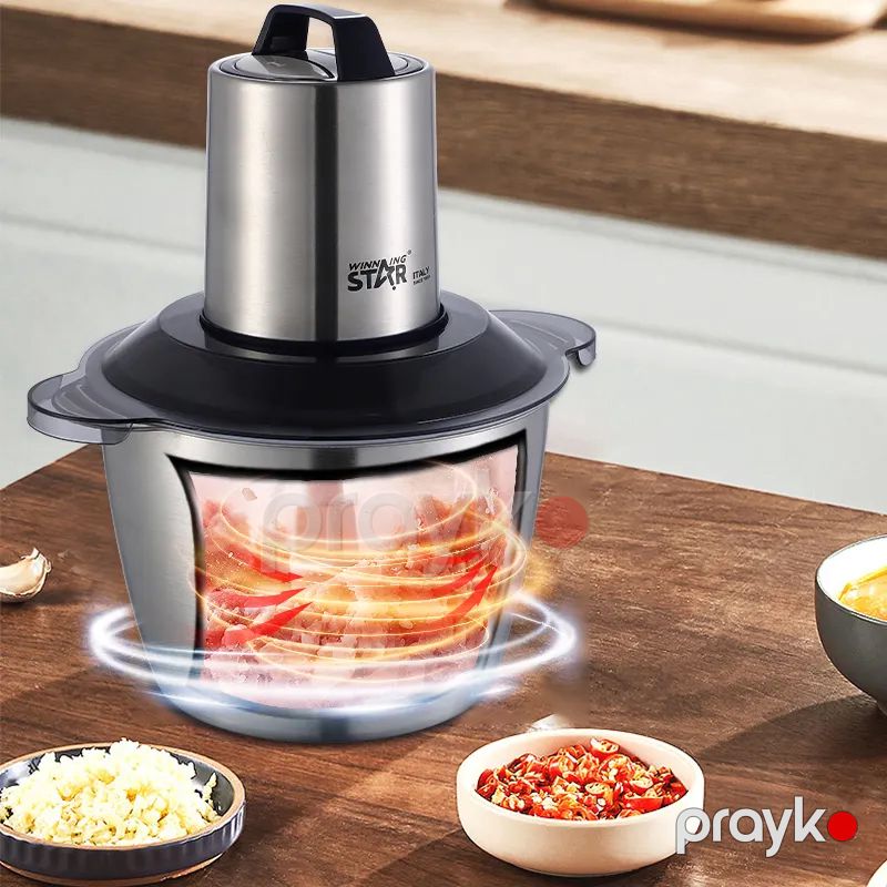Wınnıng Star ST-5507 Elektrikli Çoxfunksiyalı Tərəvəz Doğrayıcı 3L — Blenderlər, xırdalayanlar və mikserlər, Bakı (5)