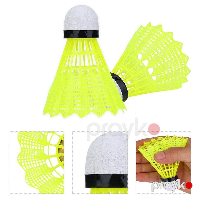 Dəst Badminton Topu Açıq Yeni Başlayanlar Üçün Hava Peşəkar Neylon Badminton Topu Sarı Rengli — İdman, hobi, istirahət, Bakı (4)