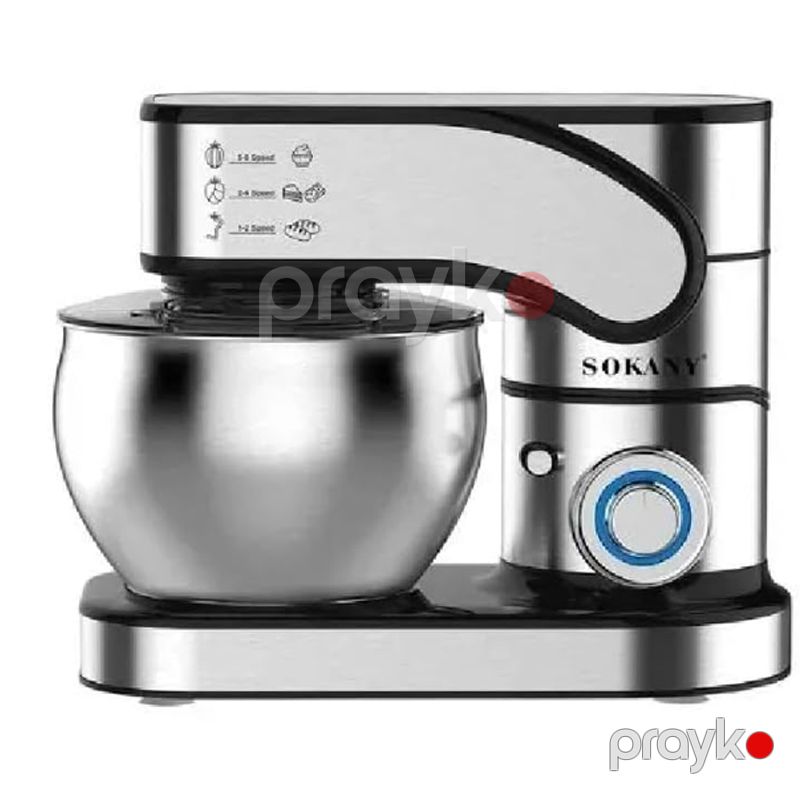 Sokany SK-05015 - Stend Mikser, 2000W Güc, 8.5L Paslanmayan Polad Qab, Peşəkar Çox Sürətli Mətbəx Mikseri — Blenderlər, xırdalayanlar və mikserlər, Bakı (2)