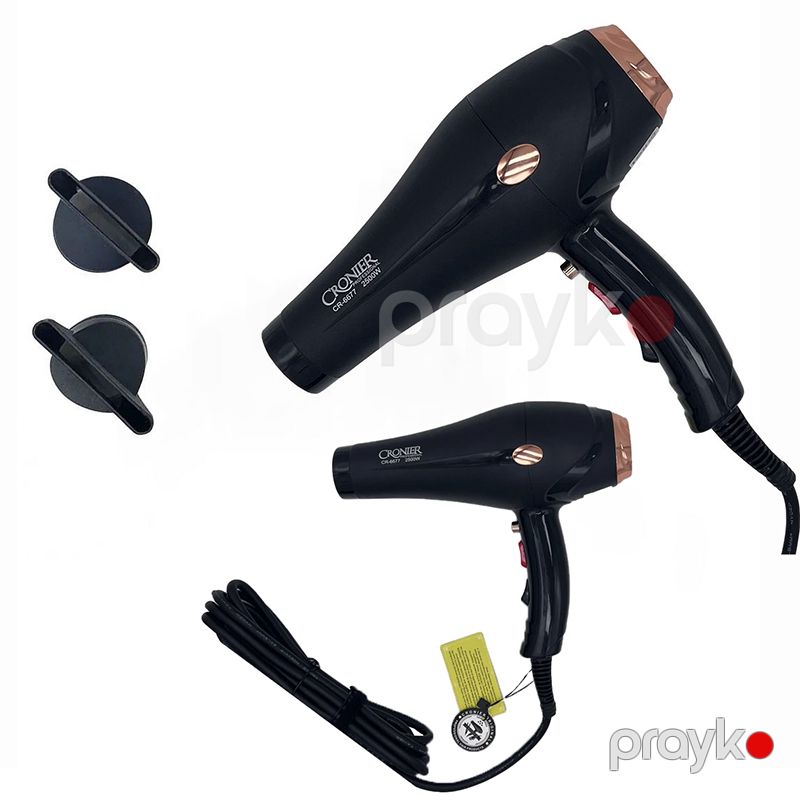 Saç Qurutma Maşını CR-6677 2500W Hava Feni Peşəkar İstifadə Üçün Yüksək Güclü Mini İon Texnologiya Saç Qurutma Feni — Fən, Bakı (6)