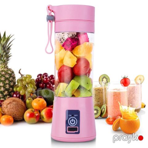 Portativ Mini Kokteyl Blender Elektrikli Meyvə Şirəsi Qabı Şarj Oluna Bilən — Bakı