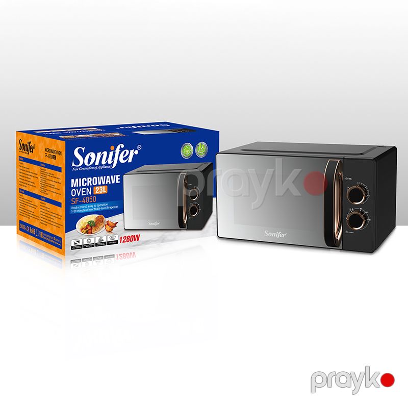 Mikrodalğalı Soba Sonifer SF-4050 Elektrikli Böyük Mikrodalğalı Soba 23L Hecimli Soba — Mikrodalğalı sobalar, Bakı (6)