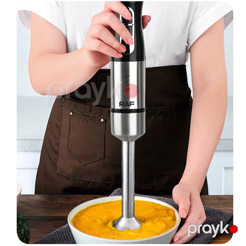 Yaxşı Keyfiyyətli Çoxfunksiyalı 800W Əl Blenderi Dəyişən Sürətli Paslanmaz Polad RAF Əl Blenderi R.278 — Blenderlər, xırdalayanlar və mikserlər, Bakı (2)