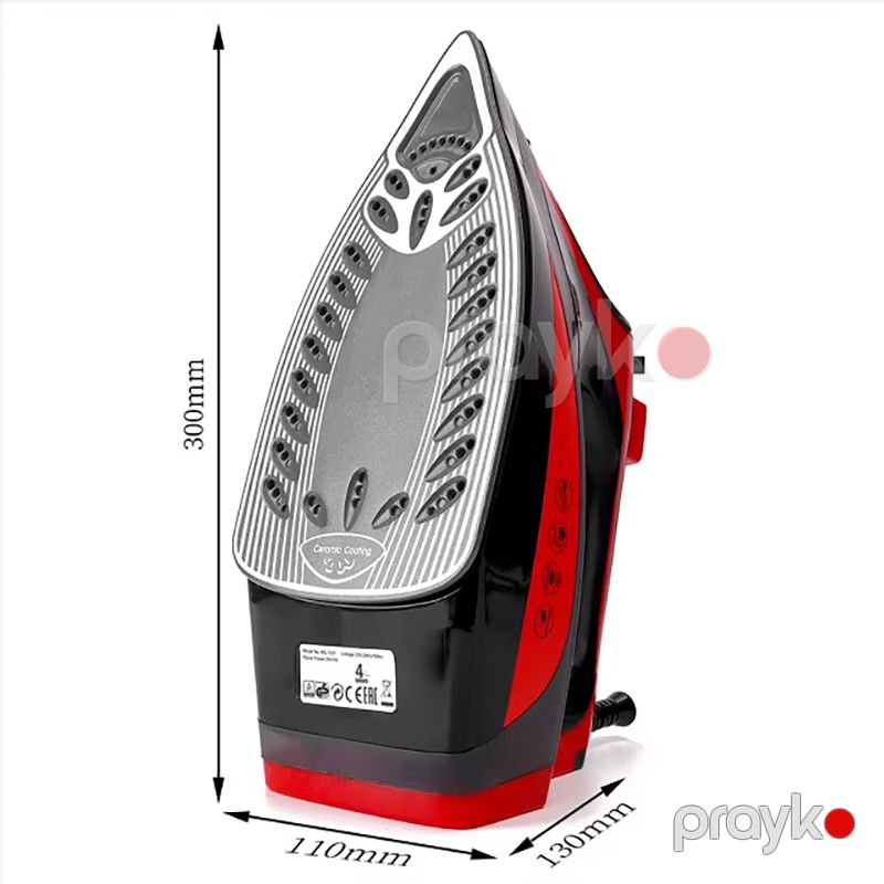RAF R.1201 Buxarlı Ütü Keramika Altlıqlı Buxarlı Ütü 2400W — Ev texnikası, Bakı (4)