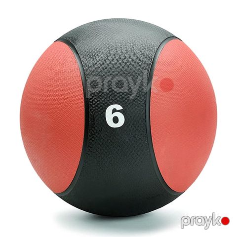 Tibbi Top Sintetik Kauçuk Ağır Fitness Top 6 kq Fitness Ağırlıq Topları Bel Qarın Reabilitasiyası Təlimi Medicine Ball — Bakı