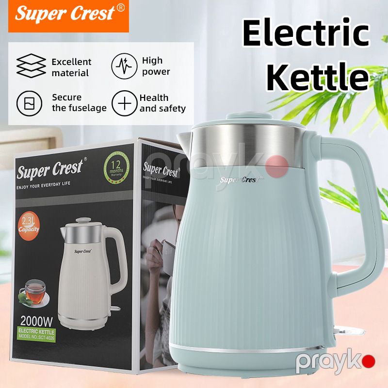 Super Çrest Yüksək keyfiyyetli Elektrikli Su Çaydanı Sürətli Qaynayan Elektrikli Çaydanı SCT-4026 — Ev texnikası, Bakı (7)