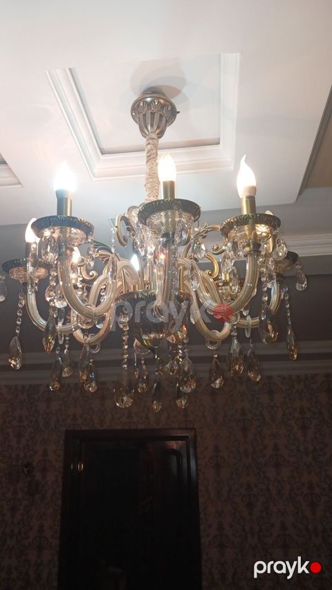 Çılçıraq, 8 lampa, Metal — Gəncə