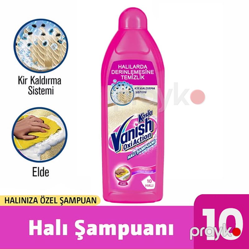 Ləkə Təmizləyici Xalça Təmizləyici Şampun 800ml Vanish Xalça Divan Şampunu Şampunu 0.800L — Mallar, Bakı (2)