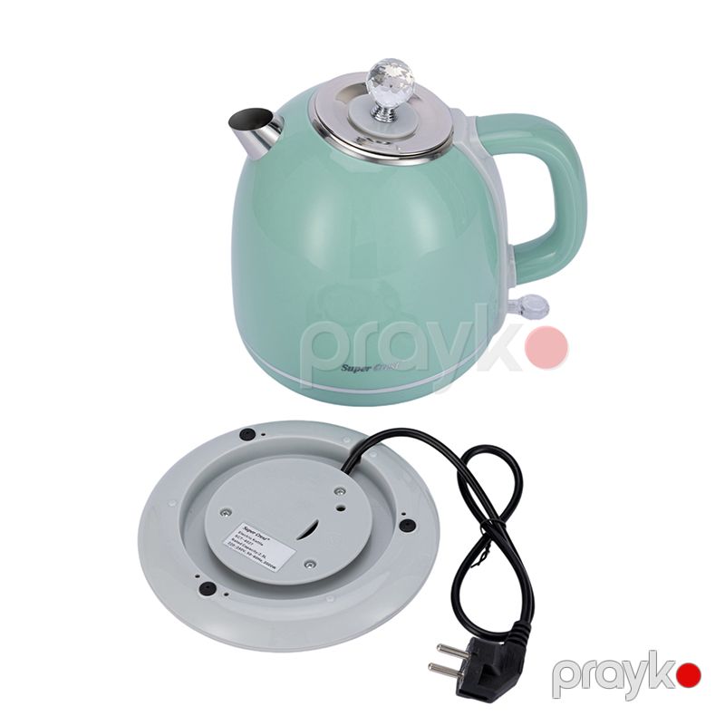 Super Crest SCT-4027 Çoxfunksiyalı Elektrikli Çaydan Paslanmayan Polad Çaydan — Elektrik çaydanları və termoslar, Bakı (6)