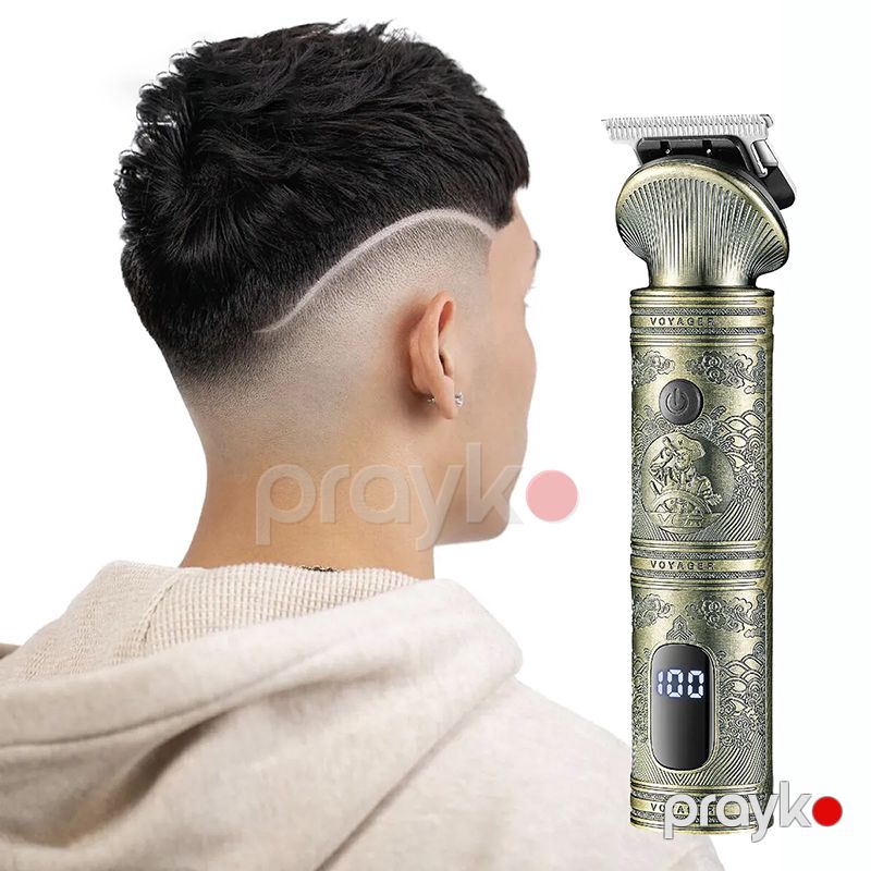 VGR V-962 Professional Simsiz Pro VGR Trimmer Kişi Saç Saqqal Kəsici Rəqəmsal Hair Crepper — Usturalar, trimmerler və epilyatorlar, Bakı (4)