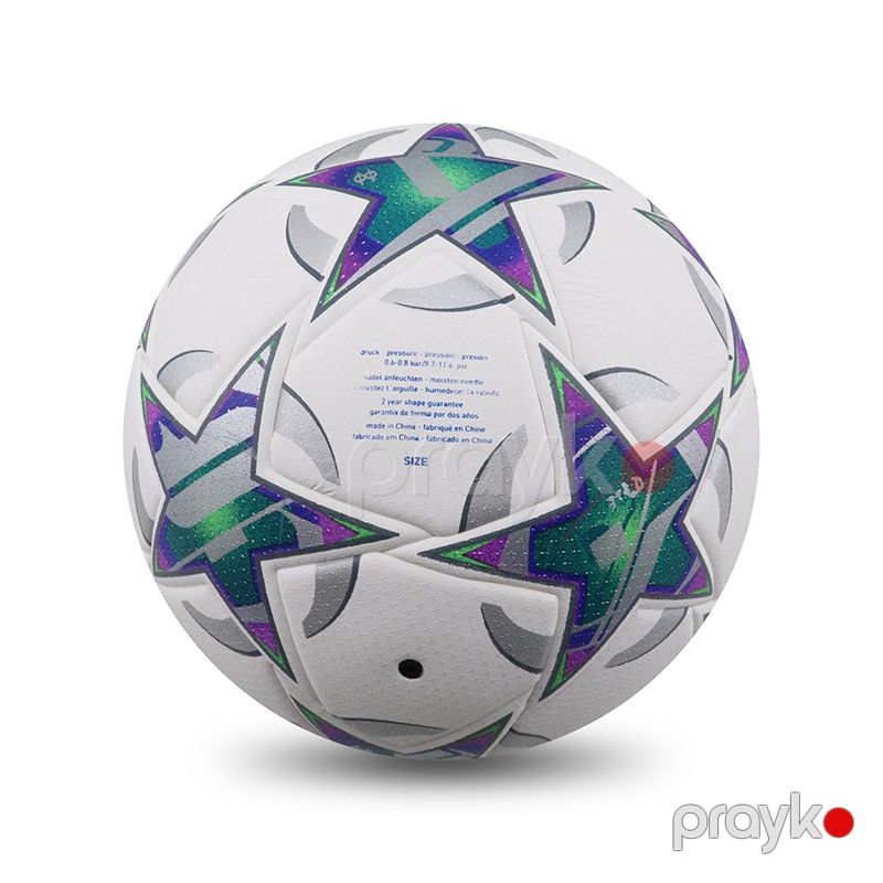 Professional Rəngbərəng Futbol Topu Liqa 01 4 Nömrə Yaşıl Rengli — İdman, hobi, istirahət, Bakı (4)